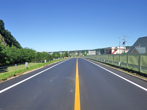 石山線(石山橋～国道230号間)舗装路面改良工事（H30)